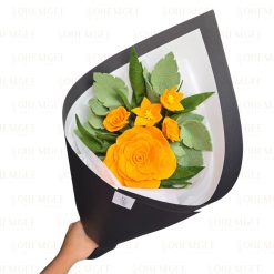 Rose posy - Gold Yellow